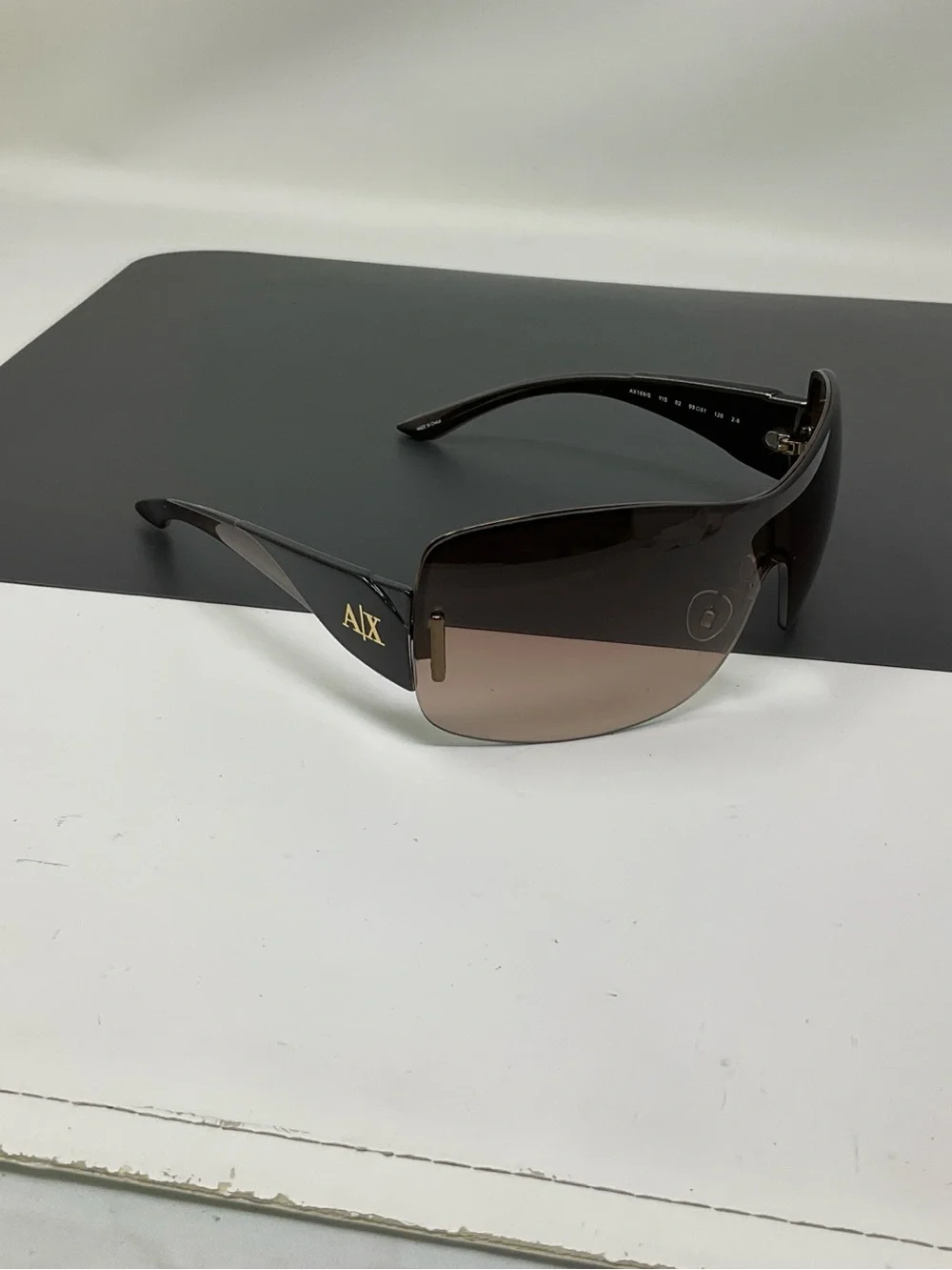 Armani Exchange AX189 /S shield wrap around sunglasses